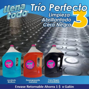 Pack Limpieza y Cera Autobrillante Negra